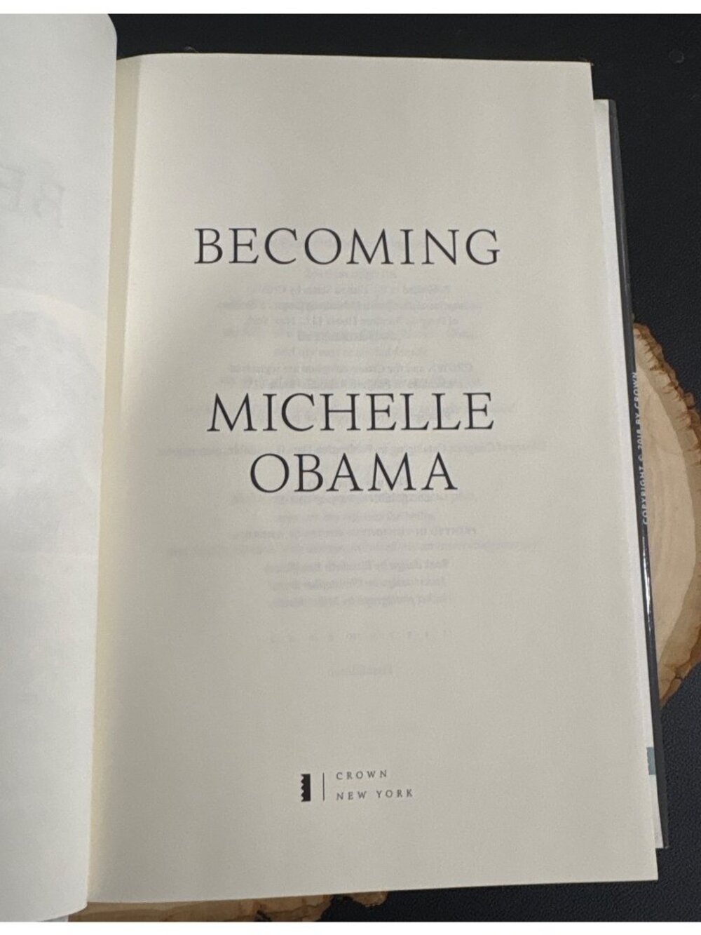 Becoming Michelle Obama Hardcover Memoir Oprah’s Book Club Autobiography - Picture 7 of 14
